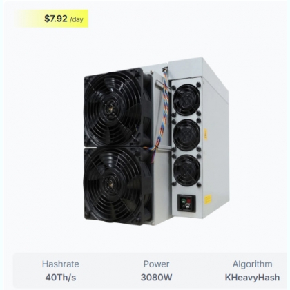 Bitmain Antminer KS7 40Th KHeavyHash KAS Kaspa ASIC miner